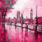 soave background animated autumn vintage rain city - Free animated GIF Animated GIF