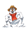 Happy Snowman - GIF animé gratuit GIF animé