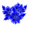 Kaz_Creations Flowers Blue - PNG gratuit GIF animé