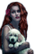 fantasy woman and dog  by nataliplus - png ฟรี GIF แบบเคลื่อนไหว