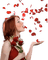 valentine valentin  femme woman frau beauty - безплатен png анимиран GIF