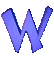 lettre-W - Δωρεάν κινούμενο GIF κινούμενο GIF