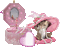 mouse with hat pink gif deco souris - GIF animado gratis GIF animado