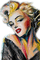 Marilyn Monroe,Art - bezmaksas png animēts GIF