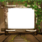 wooden frame  deco cadre - PNG gratuit GIF animé