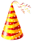 party hat partyhut chapeau de fête - Free PNG Animated GIF