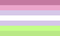 ✿♡Bilymegender flag (Female binary)♡✿ - GIF animé gratuit