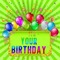 image encre happy birthday balloons edited by me - gratis png geanimeerde GIF