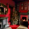 Red Christmas Room - png grátis Gif Animado