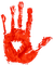 bloody hand blood deco tube dark gothic goth - Free PNG Animated GIF