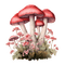 ♡§m3§♡ summer fantasy red mushrooms - Zdarma animovaný GIF