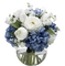 Hydrangeas and Roses - png ฟรี GIF แบบเคลื่อนไหว