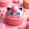 Jigglypuff Macaron Background - gratis png geanimeerde GIF