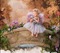 image encre couleur effet enfant fille anniversaire fleurs edited by me - PNG gratuit GIF animé