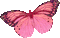 animated pink butterfly - GIF animado grátis Gif Animado