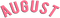 soave text august pink - png grátis Gif Animado