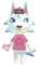 Animal Crossing - Whitney - gratis png animerad GIF