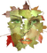 visage de femme d'automne - GIF animé gratuit