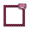 Small Pink/Black Frame - GIF เคลื่อนไหวฟรี GIF แบบเคลื่อนไหว