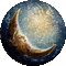 Rena Mond glitter Fantasy - Gratis geanimeerde GIF geanimeerde GIF