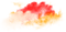 RED CLOUDS nuages rouge orange - PNG gratuit GIF animé