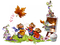 Mäuse, Herbst - png gratuito GIF animata