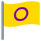 Joypixels intersex flag emoji - png ฟรี GIF แบบเคลื่อนไหว