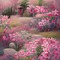 Pink Flower Garden Vintage - бесплатно png анимированный гифка