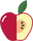red apple Bb2 - бесплатно png анимированный гифка