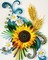 Flowers fleurs flores art - PNG gratuit GIF animé