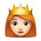 Emoji Princess - Ginger Hair - ingyenes png animált GIF