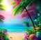 Background, Hintergrund, tropical, summer - PNG gratuit GIF animé