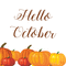 Hello October - Ücretsiz animasyonlu GIF animasyonlu GIF