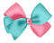 pink and blue christmas bow - 免费PNG 动画 GIF
