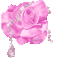 pink diamond rose - Darmowy animowany GIF animowany gif