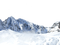 montagnes neige - png gratuito GIF animata