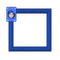 Small Blue Frame - gratis png animerad GIF