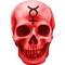 Gothic.Skull.Red - PNG gratuit GIF animé