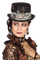 Lady Woman Femme Fille Steampunk JitterBugGirl - Free PNG Animated GIF