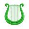 green harp - gratis png animerad GIF