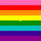 Rainbow gay pride flag water drop