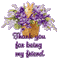 Flowers purple bp - GIF animé gratuit GIF animé