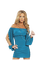 Kaz_Creations Woman Femme Blue - фрее пнг анимирани ГИФ