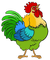 Kaz_Creations Hen Chicken - gratis png geanimeerde GIF