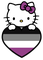 Asexual Hello Kitty - bezmaksas png animēts GIF