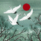 kikkapink background oriental japanese moon red - GIF animé gratuit GIF animé
