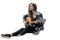 Frau mit Gitarre - Free PNG Animated GIF