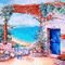 soave background animated summer spring terrace - 免费动画 GIF 动画 GIF
