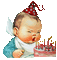 Baby, Geburtstag, Torte - Kostenlose animierte GIFs Animiertes GIF