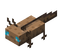 Brown Axolotl with Blue Eyes - nemokama png animuotas GIF